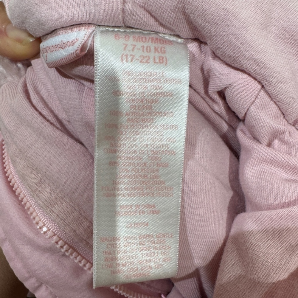 First Impressions Infant Pink Hooded Snowsuit Size 6-9 Months - Picture 2 of 6